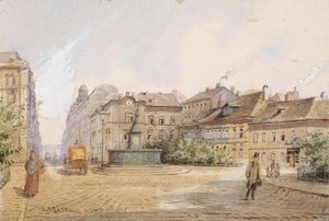 The ... Square in the ... District by Carl Wenzel Zajicek